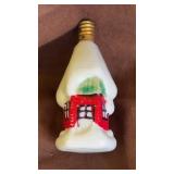 MILK GLASS VTG CHRISTMAS LIGHT