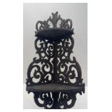 VTG CORNER WALNUT SHELF