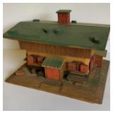 HANDMADE WOODEN FOLK ART JEWELRY BOX CHALET