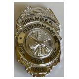 NEEDHAM IN. VOLUNTEER FIRE DEPARTMENT BADGE
