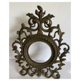 EARLY BRASS PICTURE FRAME