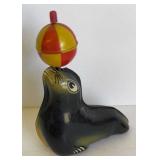 WEST GERMANY FRICTION TOY SEAL WITH BALL