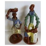 2-ANTIGUA POTTERY FIGURINES