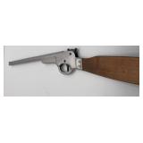VTG RUBBERBAND RIFLE ALUM.AND WOOD