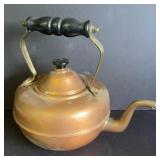 COPPER  TEA POT -ENGLAND