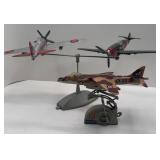 AIRPLANE DISPLAY WITH FIGHTER JETS