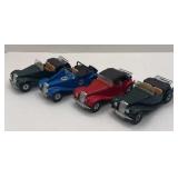 SET A FOUR CORGI MG -TF CARS