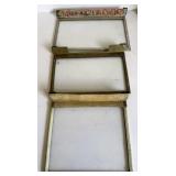3-VTG CIGAR BOX GLASS TOPPERS