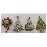 ASST CHRISTMAS PINS