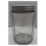 GLASS TEA JAR