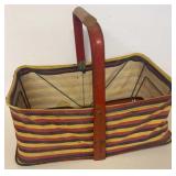 VINTAGE GROCERY HAND FOLDING BAG
