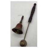 BRASS BELL AND KENDALL  SNUFFER
