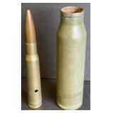 2-BRASS SHELLS