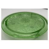GR PRESSED GLASS CAKE PLATE