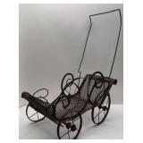 ANTIQUE WIRE DOLL STROLLER