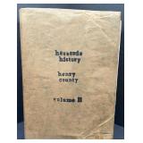 HAZZARDS HISTORY HENRY CO. IN. VOLII