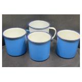 4-ENAMEL WEAR MUGS