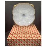 ANCHOR HAWKING, MILK, WHITE GRAY PATTERN, GOLD