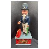 CAST IRON UNCLE SAM BANK