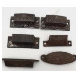 COLLECTION OF VINTAGE CAST DRAWER PULLS