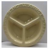 VTG CHILDS POTTERY PLATE