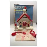 SNOOPY SNOW CONE MACHINE IT BACK BEHIND IT