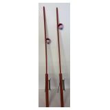 TWO VINTAGE ICE FISHING RODS