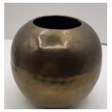 "FRENCH ART" VINTAGE HAMMERED BRASS VASE