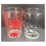 VTG NURSERY RHYME GLASSES