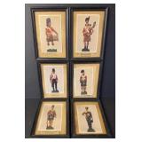 6- ROYAL HIGHLANDERS SOLDIER PRINTS