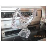 EAPG Adams Co Crystal Wedding Fruit Stand