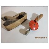 Wood Block Plane and Hand Drill