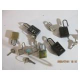 7 Small Padlocks