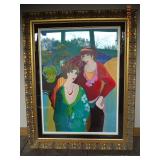 Barbara and Clare by Itzchak Tarkay