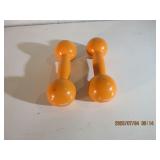2 -5 lb Dumb Bells