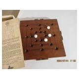 Old Men's Morris Board Game w/marbles