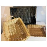 3 Rectangle Baskets