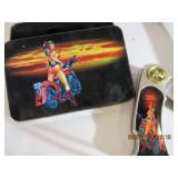 Knife- Lady on Cycle