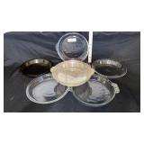 Pyrex Pie Plates Including 75th Anniversary