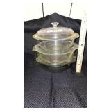 Pyrex and Fire King Bowls w/ Lids