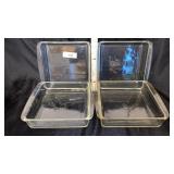 Four Square Pyrex Baking Dishes 8 x 8