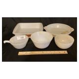 Glasbake, Fire King, and More Bowls and Baking