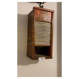 Wall Cabinet Made from Dubl-Handi Washboard