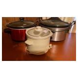 Three Crock Pots
