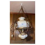 Porcelain Hanging Light approx. 20-Inches Tall