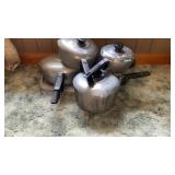 Wagner Ware Magnalite Pots, Pans, and Griddle