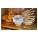 Fire King Gold Tone Dishes