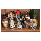 Decanters and a Blatz Can
