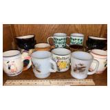 Coffee Mugs Include Fire King and Anchor Hocking