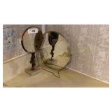 Two Vintage Vanity Mirrors